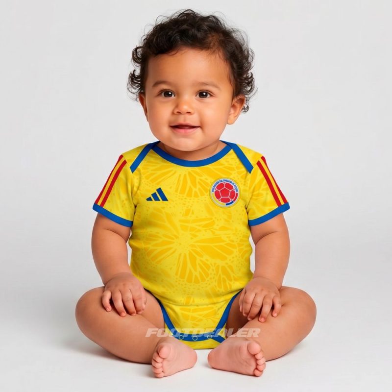Body Bébé Colombie Domicile Coupe du Monde 2026 (1)