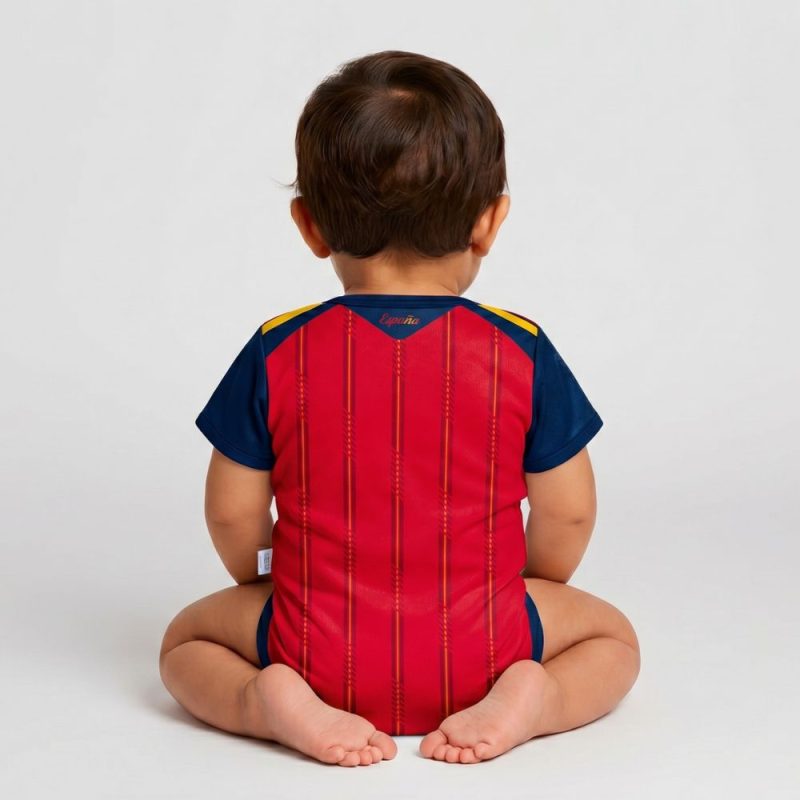 Body Bébé Espagne Domicile Coupe du Monde 2026 (2) Body Bébé Espagne Domicile Coupe du Monde 2026 (2)