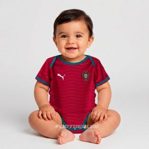 Body Bébé Portugal Domicile Coupe du Monde 2026 (1)