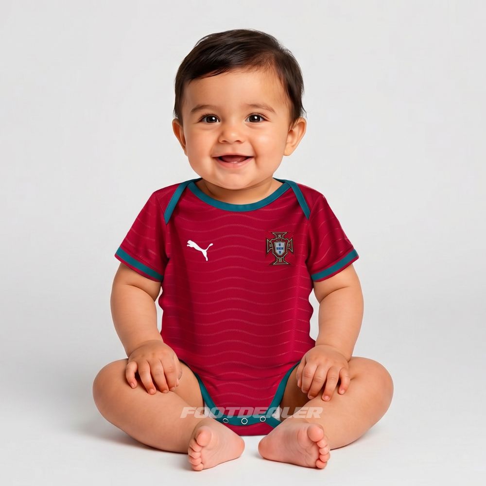 Body Bébé Portugal Domicile Coupe du Monde 2026 (1)