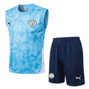 Manchester City 2025/2026 Sky Blue Tank Top and Shorts
