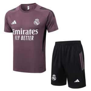 Real Madrid 2025/2026 Pink Jersey and Shorts Set