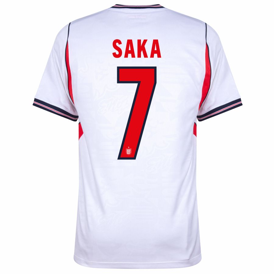 Maillot Angleterre Domicile 2026 2027 Saka (3)