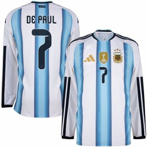 Camiseta local de Argentina 2026-2027 de Paul Long Sleeve