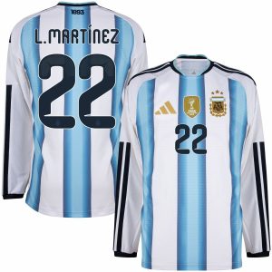 Camiseta local de Argentina 2026/2027 Martínez manga larga