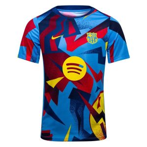 Camiseta prepartido de la cuarta equipación de la Academia de Entrenamiento del Barcelona - Azul