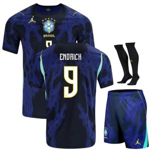 Equipación de visitante de Brasil para niños 2026-2027 - Endrick