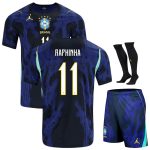 Maillot Bresil Kit Enfant Exterieur 2026 2027 Raphinha