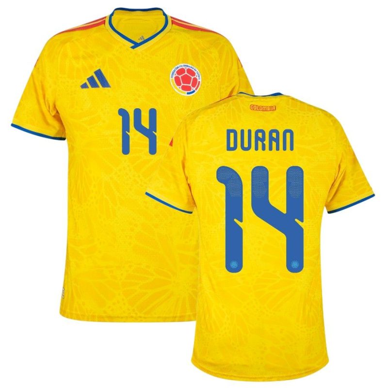 Maillot Colombie Domicile 2026 2027 Duran (1)