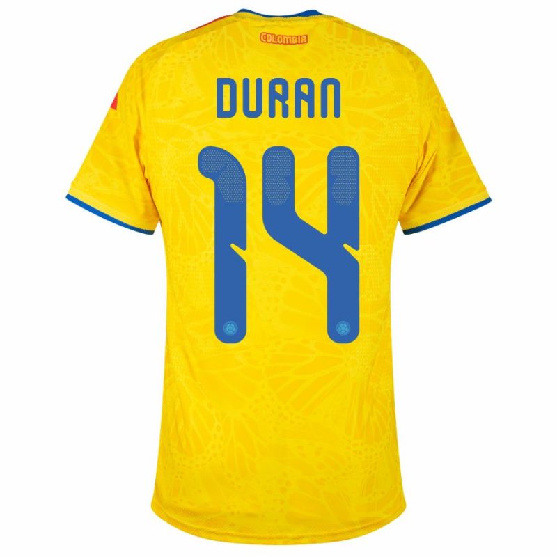 Maillot Colombie Domicile 2026 2027 Duran (2) Maillot Colombie Domicile 2026 2027 Duran (2)
