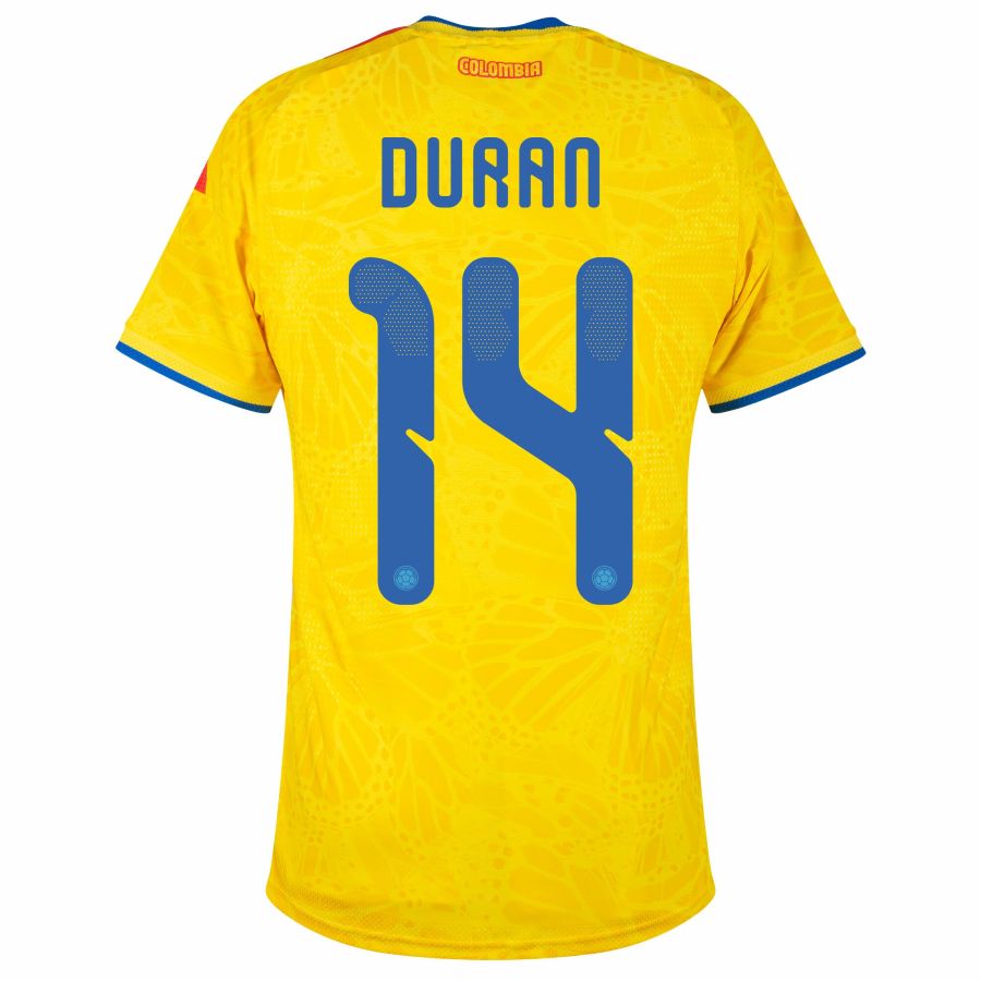 Maillot Colombie Domicile 2026 2027 Duran (2)