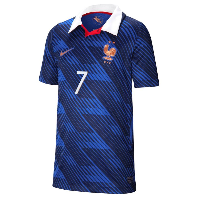 Maillot Equipe de France Enfant Domicile Coupe du Monde 2026 Dembele