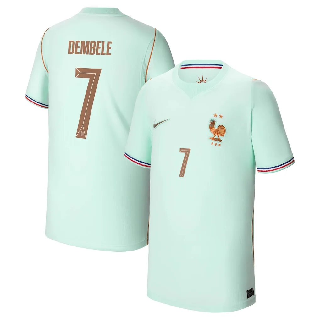 Maillot Equipe de France Enfant Exterieur Coupe du Monde 2026 Dembele (1) Maillot Equipe de France Enfant Exterieur Coupe du Monde 2026 Dembele