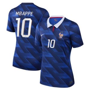 Maillot Equipe de France Femme Domicile Coupe du Monde 2026 Mbappe