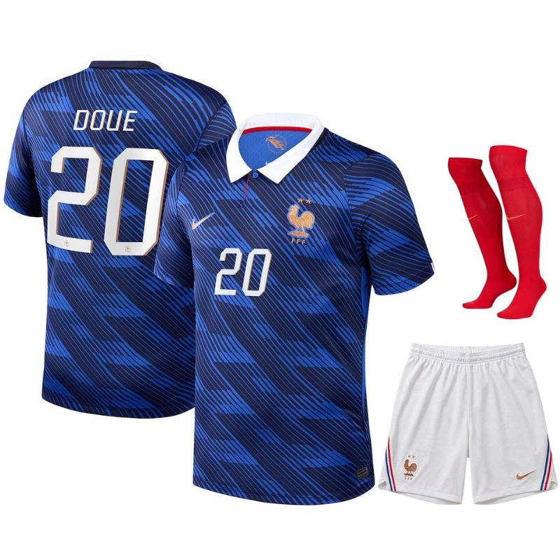Maillot Equipe de France Kit Enfant Domicile Coupe du Monde 2026 Doue (1)