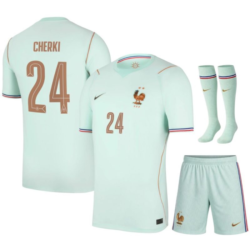 Maillot Equipe de France Kit Enfant Exterieur Coupe du Monde 2026 Cherki