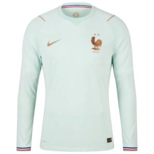 Maillot Equipe de France Vert Coupe du Monde 2026 Manches longues