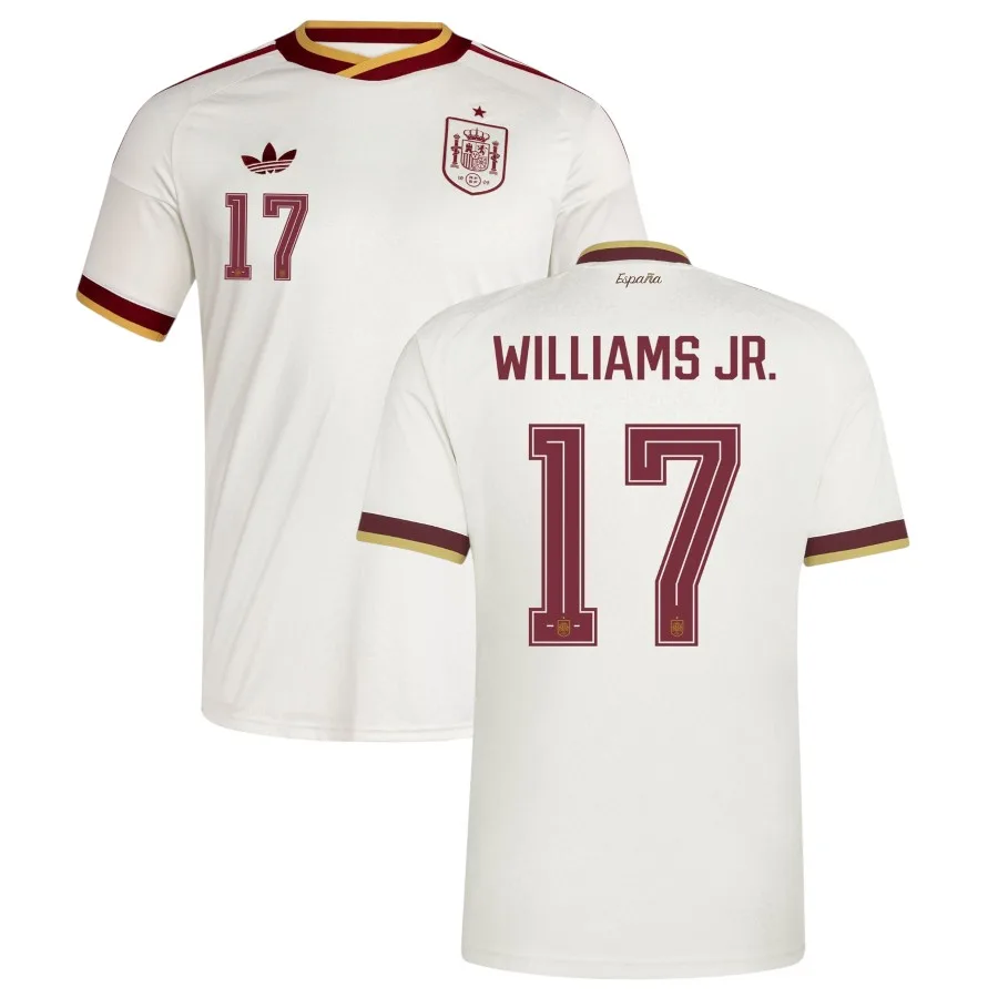 Spain Away Jersey 2026-2027 Williams Jr. 1.jpg