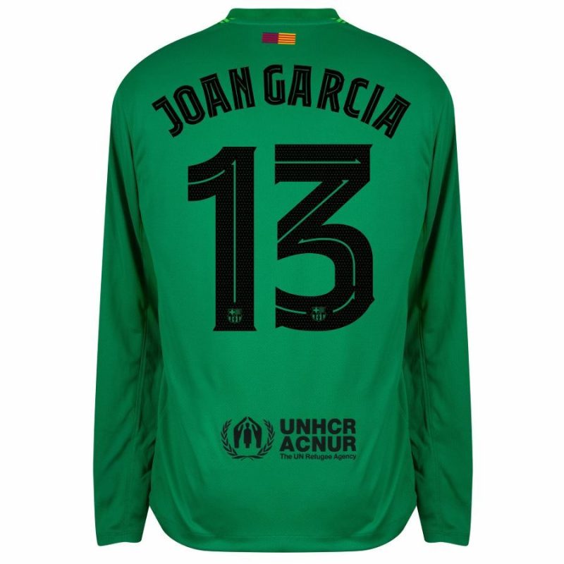 Maglia da portiere del Barcellona, stagione 2025-2026, Joan Garcia, UCL 2.jpg Maglia da portiere del Barcellona, stagione 2025-2026, Joan Garcia, UCL 2.jpg