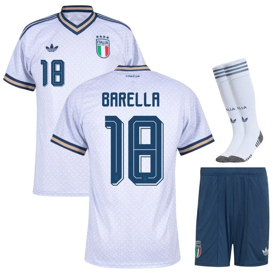 Maillot Italie Kit Enfant Exterieur 2026 2027 Barella