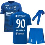 Kit local del Al Hilal para niños 2025-2026 Benzema