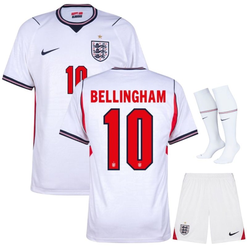 Maillot Kit Enfant Angleterre Domicile 2026 2027 Bellingham