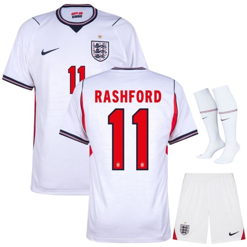 Maillot Kit Enfant Angleterre Domicile 2026 2027 Rashford