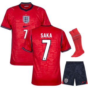 Maillot Kit Enfant Angleterre Exterieur 2026 2027 Saka