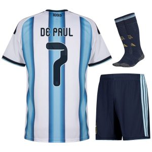 Camiseta local de Argentina para niños 2026/2027 de Paul