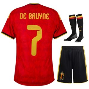 Equipación local de Bélgica 2026/2027 para niños - De Bruyne