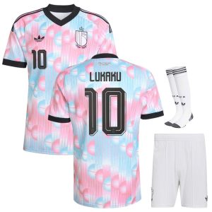 Camiseta infantil de visitante de Bélgica 2026/2027 - Lukaku