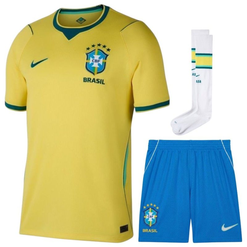 Maillot Kit Enfant Bresil Domicile 2026 2027 Maillot Kit Enfant Bresil Domicile 2026 2027