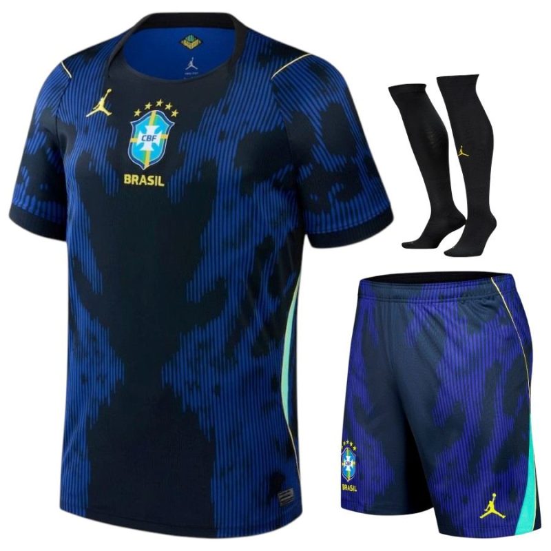 Maillot Kit Enfant Bresil Jordan Exterieur 2026 2027