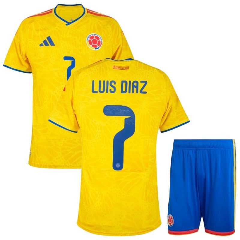 Maillot Kit Enfant Colombie Domicile 2026 2027 Luis Diaz