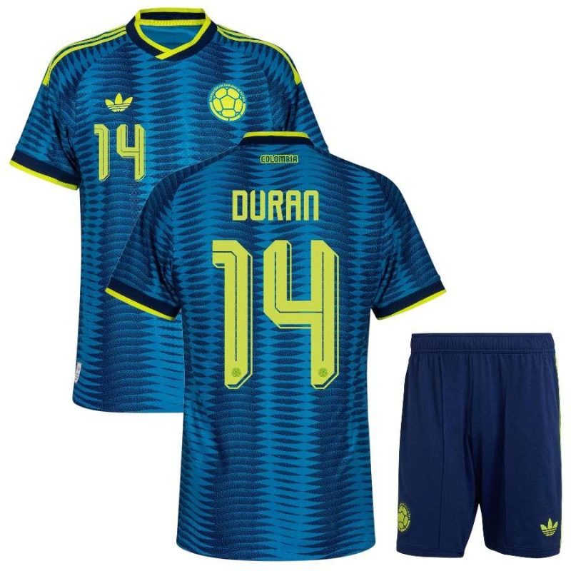 Maillot Kit Enfant Colombie Exterieur 2026 2027 Duran