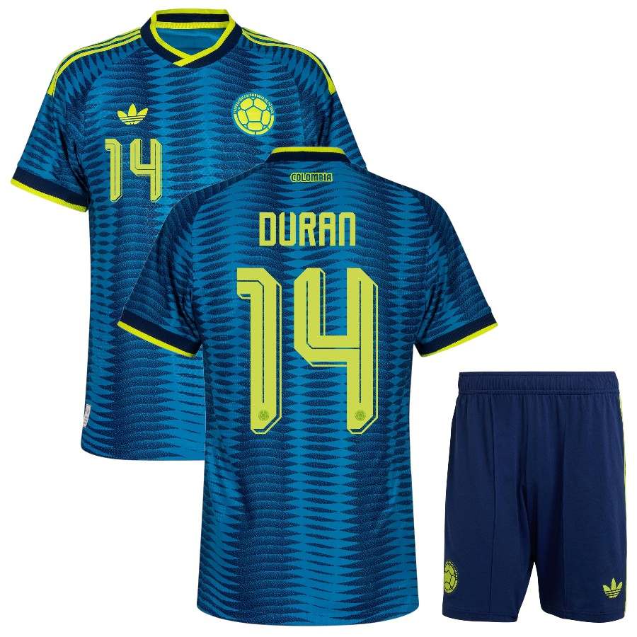 Maillot Kit Enfant Colombie Exterieur 2026 2027 Duran