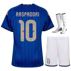 Camiseta local de Italia 2026/2027 para niños - Raspadori