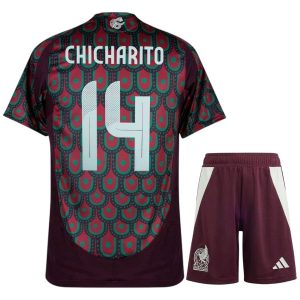 Camiseta local de México 2024/2025 para niños Chicharito