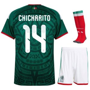 Camiseta local de México 2026/2027 para niños Chicharito