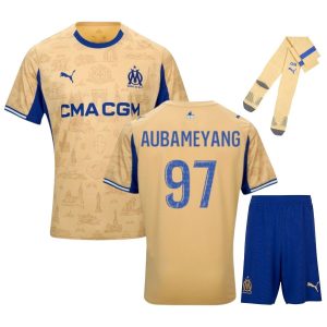 Camiseta cuarta equipación niño Olympique de Marsella 2025/2026 - Aubameyang