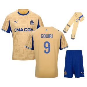 Camiseta infantil Gouiri de la cuarta equipación del Olympique de Marseille (OM) 2025/2026