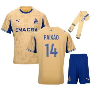 Camiseta infantil Paixao del OM Cuarto Equipo 2025-2026