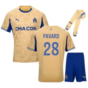 Camiseta infantil Olympique de Marseille (OM) Cuarta 2025/2026 - Pavard