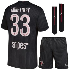 Camiseta infantil del PSG Jordan 4.ª equipación 2025-2026 - Zaire Emery