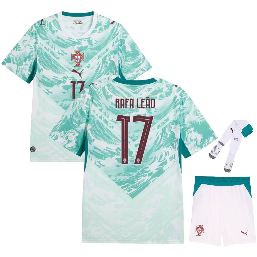 Maillot Kit Enfant Portugal Exterieur 2026 2027 Rafa Leao