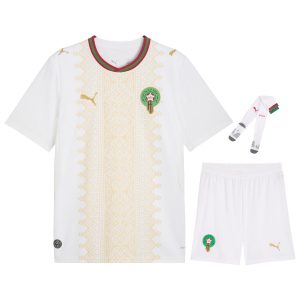 Camiseta de Marruecos para niños, equipación de visitante para el Mundial 2026