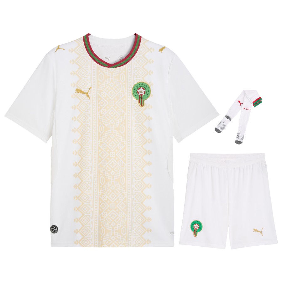 Maillot Maroc Kit Enfant Exterieur Coupe du Monde 2026