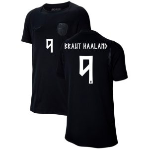 Camiseta de visitante para niños de Noruega 2026/2027 Haaland