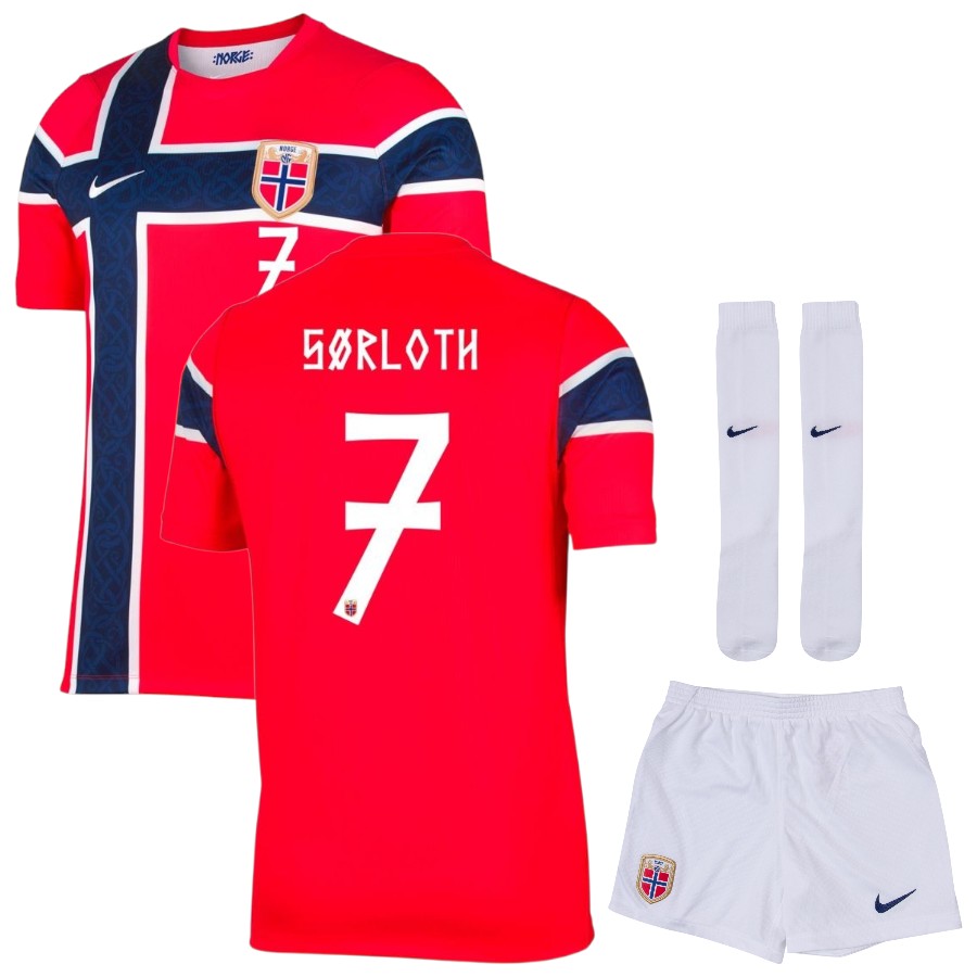 Maillot Norvège Kit Enfant Domicile 2026 2027 Sorloth