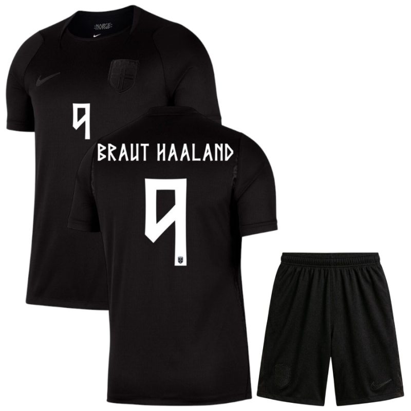 Maillot Norvège Kit Enfant Exterieur 2026 2027 Haaland